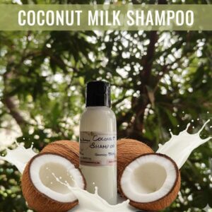 Coconut milk shampoo