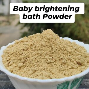 Baby bath powder